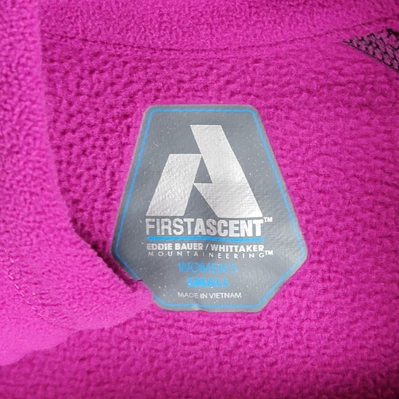 Eddie Bauer Womens Sweater Small First Ascent Fleece 1/4 Zip - Picture 7 of 11